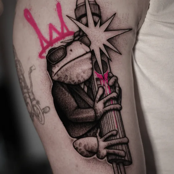 Anime tattoo by Максим Федосов in Wrocław