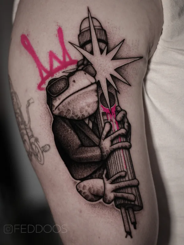 Anime tattoo by Максим Федосов in Wrocław