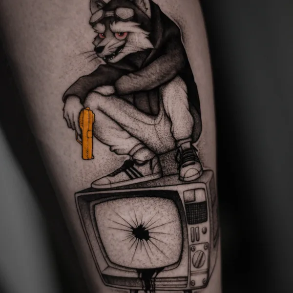 Anime tattoo by Максим Федосов in Wrocław