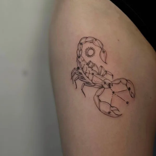 Minimalism tattoo by Марина Бурак in Сочи