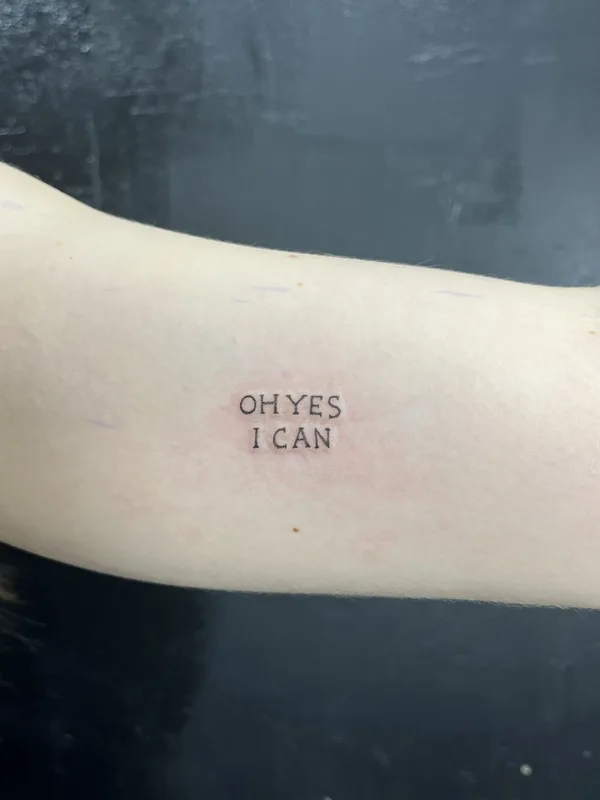 Minimalism tattoo by Марина Бурак in Сочи