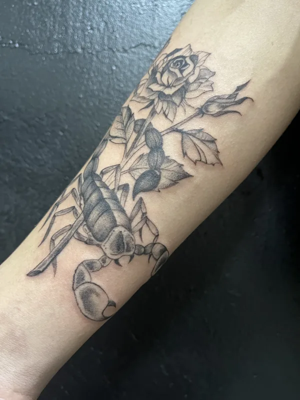 Minimalism tattoo by Марина Бурак in Сочи