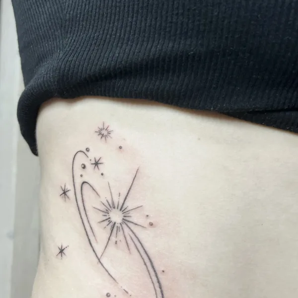 Minimalism tattoo by Марина Бурак in Сочи