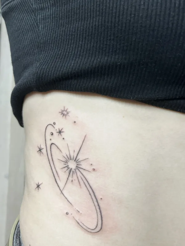 Minimalism tattoo by Марина Бурак in Сочи