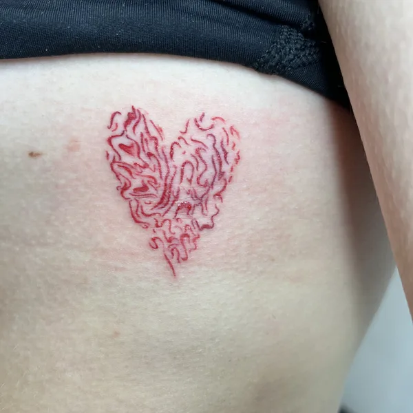 Minimalism tattoo by Марина Бурак in Сочи