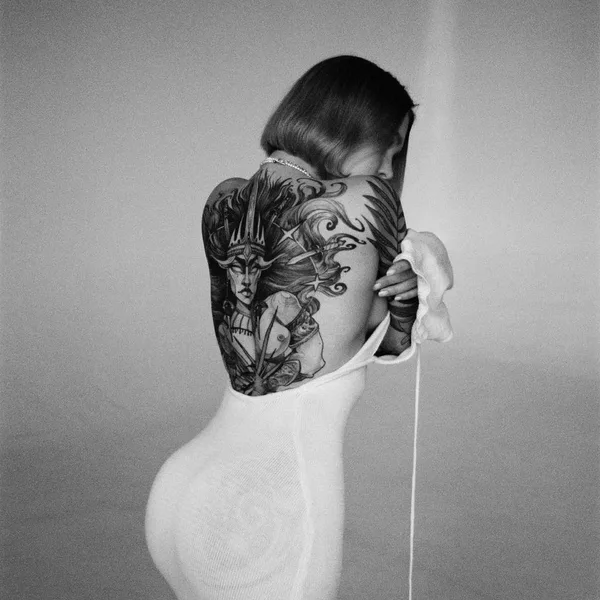 Graphic tattoo by Маруся in Saint Petersburg