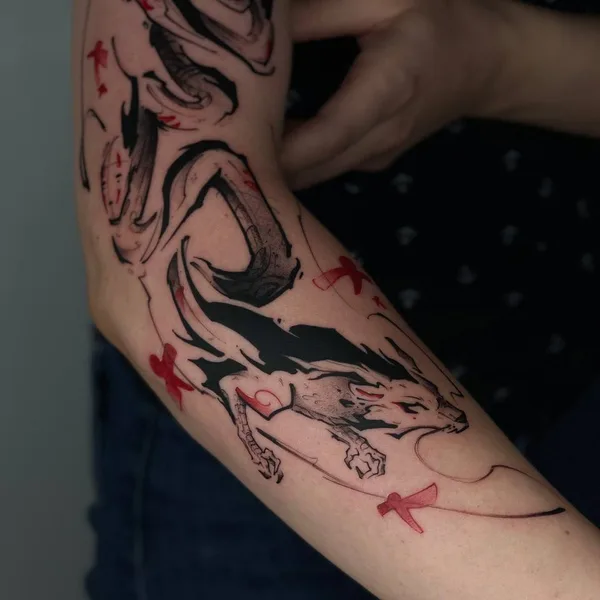 Abstract tattoo by Михаил Моррисон in Нижний Новгород