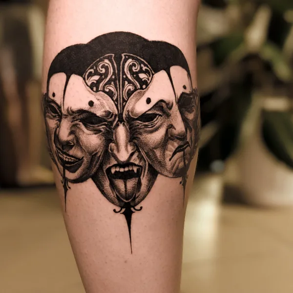 Graphic tattoo by Миша Камашов in Казань