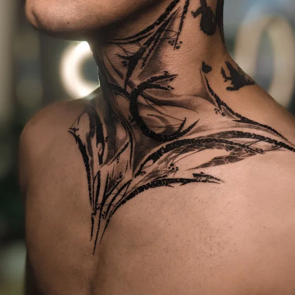 Graphic tattoo by Миша Камашов in Казань