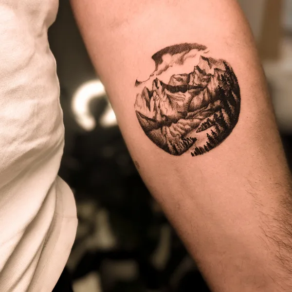 Graphic tattoo by Миша Камашов in Казань