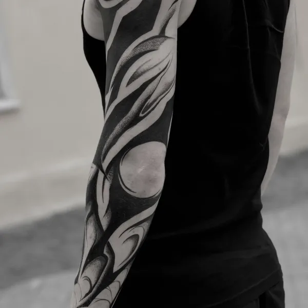 Abstract tattoo by Никита Павлов  in Saint Petersburg