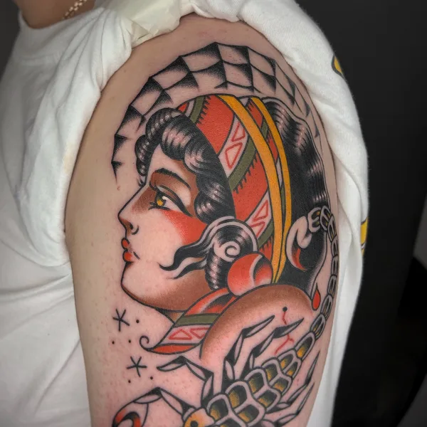 Old School tattoo by Никита Радецкий in Moscow