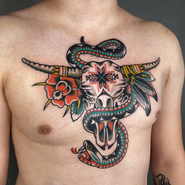 Old School tattoo by Никита Радецкий in Moscow