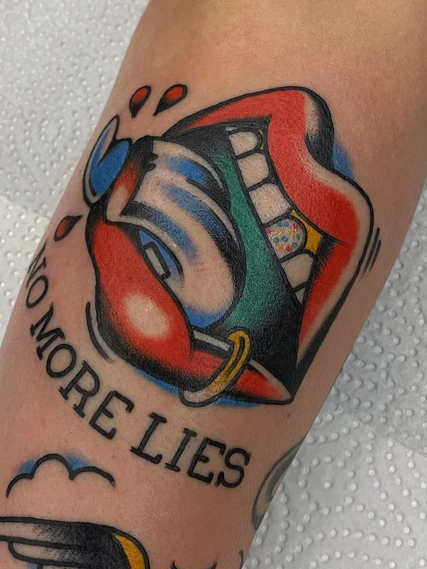 Old School tattoo by Никита Радецкий in Moscow