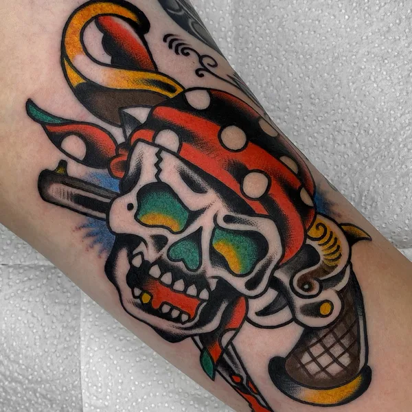 Old School tattoo by Никита Радецкий in Moscow