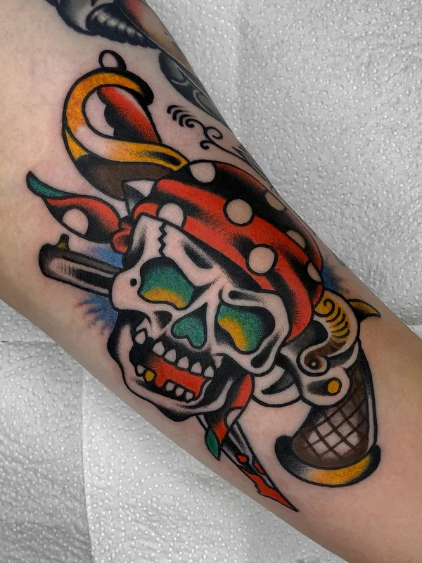 Old School tattoo by Никита Радецкий in Moscow