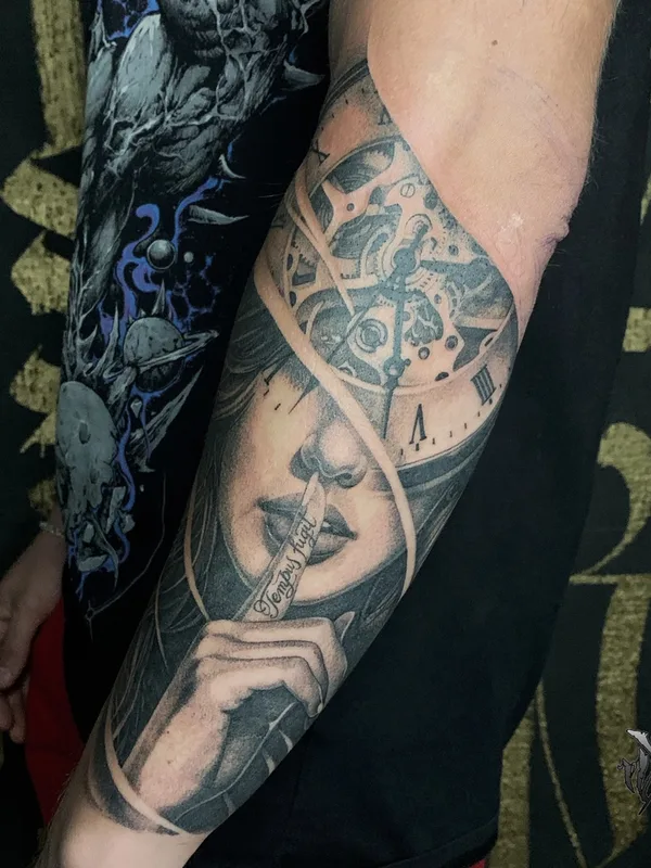 male blackandgrey realism 타투 부위 forearm #88202 | 타투이스트 Николай Комбаров 