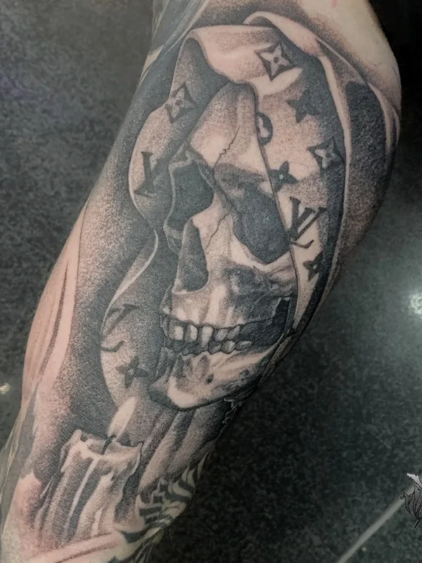 male blackandgrey realism 타투 부위 biceps #88207 | 타투이스트 Николай Комбаров 