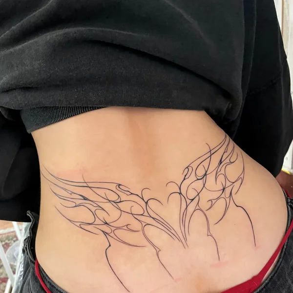 Abstract tattoo by Ольга Глотова in Saint Petersburg