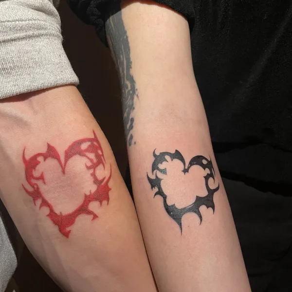 Abstract tattoo by Ольга Глотова in Saint Petersburg