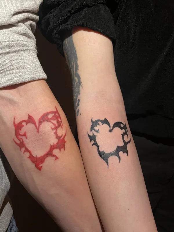 color tribal tattoo on forearm #87135 | Tattoo Artist Ольга Глотова 