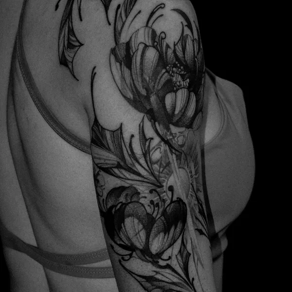 Black tattoo by Павел Масликов  in Moscow