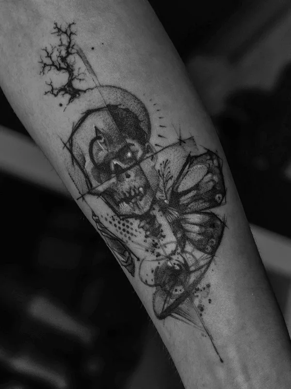 Black tattoo by Павел Масликов  in Moscow