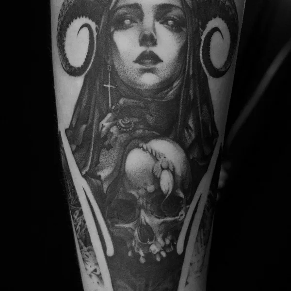 Black tattoo by Павел Масликов  in Moscow