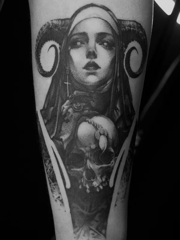 Black tattoo by Павел Масликов  in Moscow