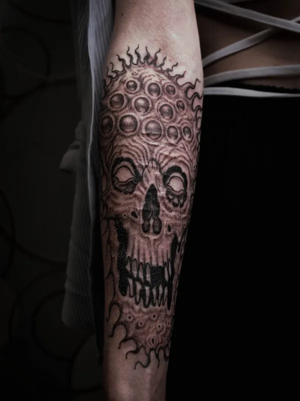 black and grey black and grey tattoo on forearm #84830 | Tattoo Artist Павел Ященко