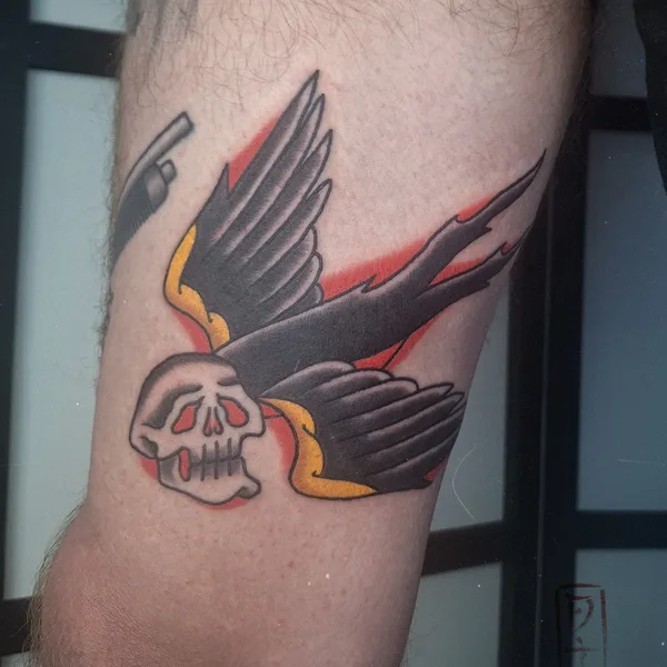 Old School tattoo by Рома Добер in Челябинск