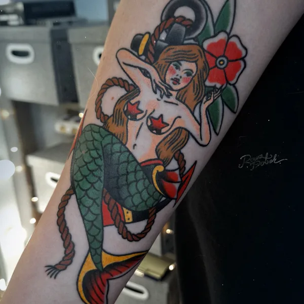 Old School tattoo by Рома Добер in Челябинск