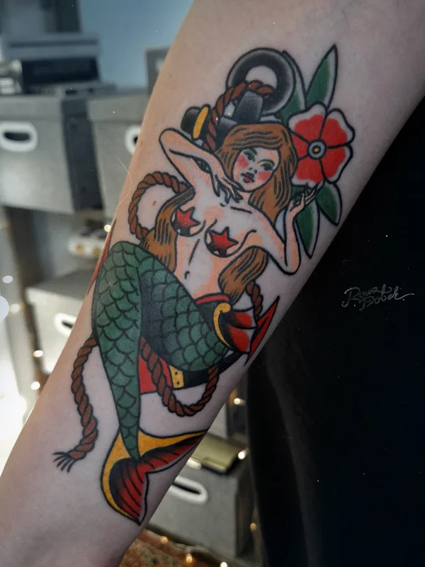 female color Traditional 타투 부위 forearm #86188 | 타투이스트 Рома Добер