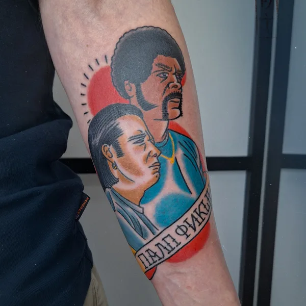 Old School tattoo by Рома Добер in Челябинск