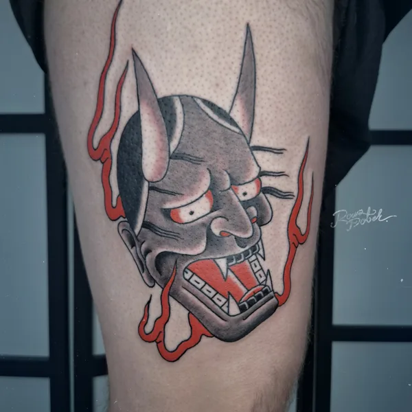 Old School tattoo by Рома Добер in Челябинск
