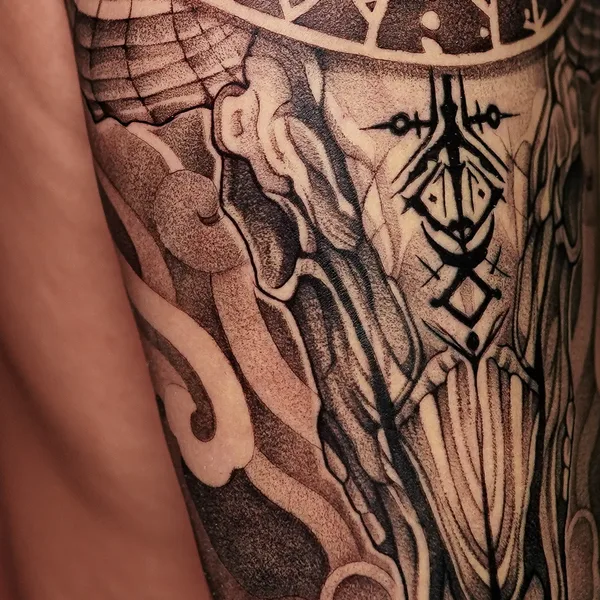 Japanese tattoo by Роман Зорин in Saint Petersburg