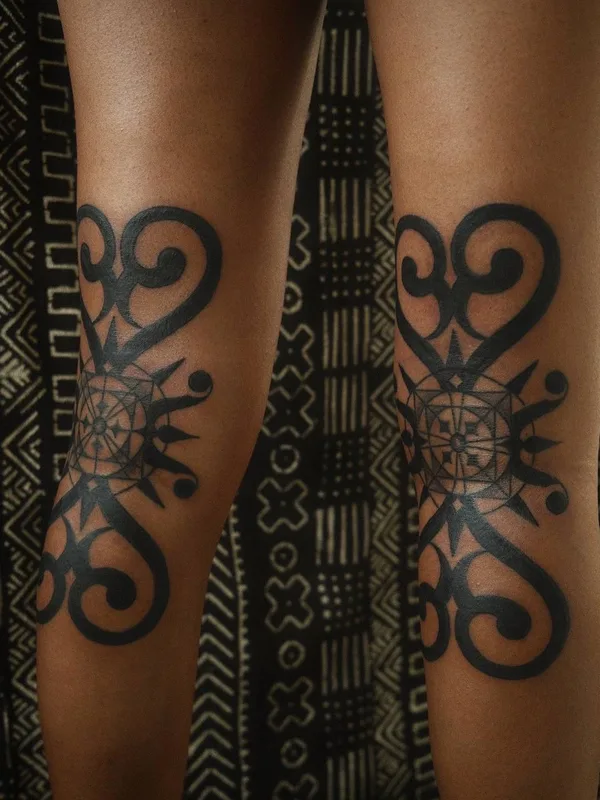 black blackwork 타투 부위 knee #90837 | 타투이스트 Sasha Morozov (Саша Морозов)