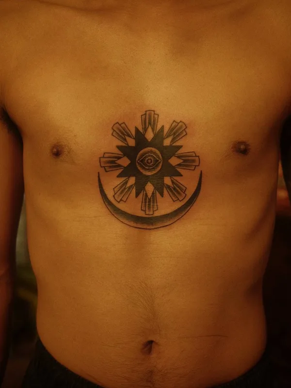 male blackandgrey graphic 타투 부위 breast #90847 | 타투이스트 Sasha Morozov (Саша Морозов)