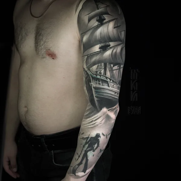 Author's Style tattoo by Саша Вий in Томск