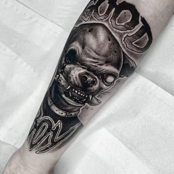 Graphic tattoo by Савелий Курганов in Калининград