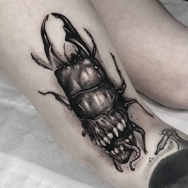 Graphic tattoo by Савелий Курганов in Калининград