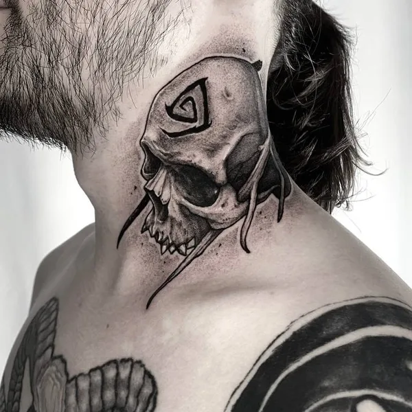 Graphic tattoo by Савелий Курганов in Калининград