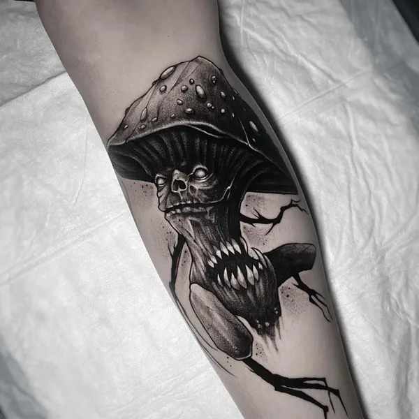 Graphic tattoo by Савелий Курганов in Калининград
