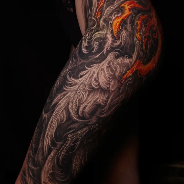 Хоррор tattoo by Сергей Батов in Москва