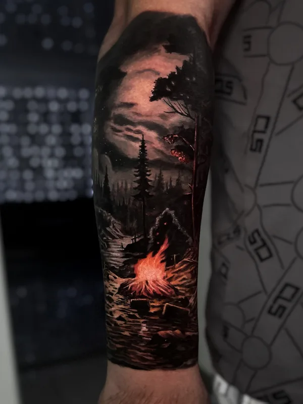 male color realism 타투 부위 forearm #85485 | 타투이스트 Сергей Пахабов