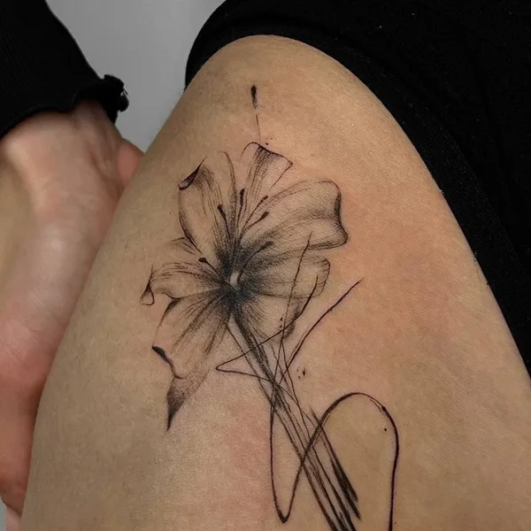 whipshading tattoo by Шарапова София  in Moscow