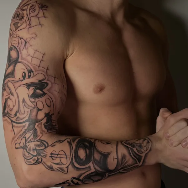 whipshading tattoo by Шарапова София  in Moscow