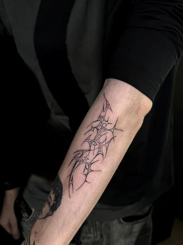 male black tribal Tatuaggio su arm #87201 | Tatuatore София Овиаши