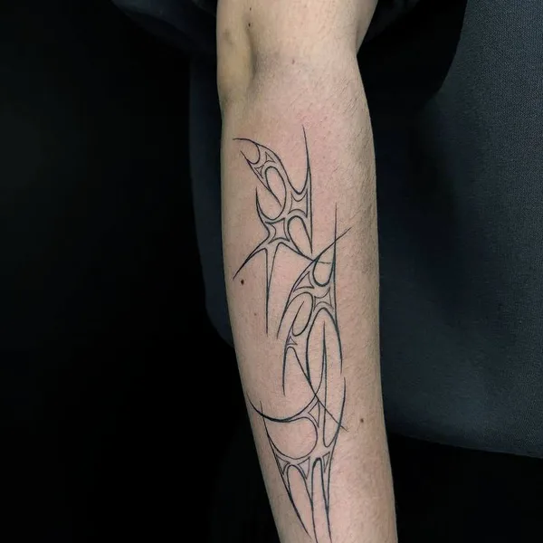 Abstract tattoo by София Овиаши in Saint Petersburg