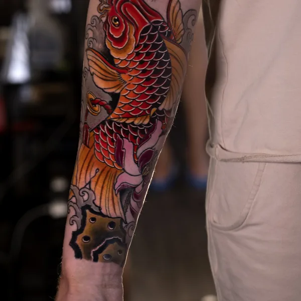 Японская tattoo by Татьяна Чудесатая in Москва